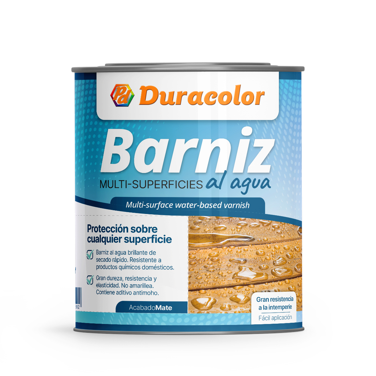 BARNIZ AGUA MULTISUPERFICIES MATE