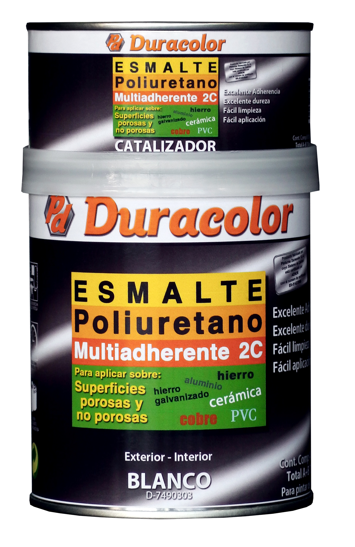 ESMALTE POLIURETANO MULTIADHERENTE SATINADO 2C